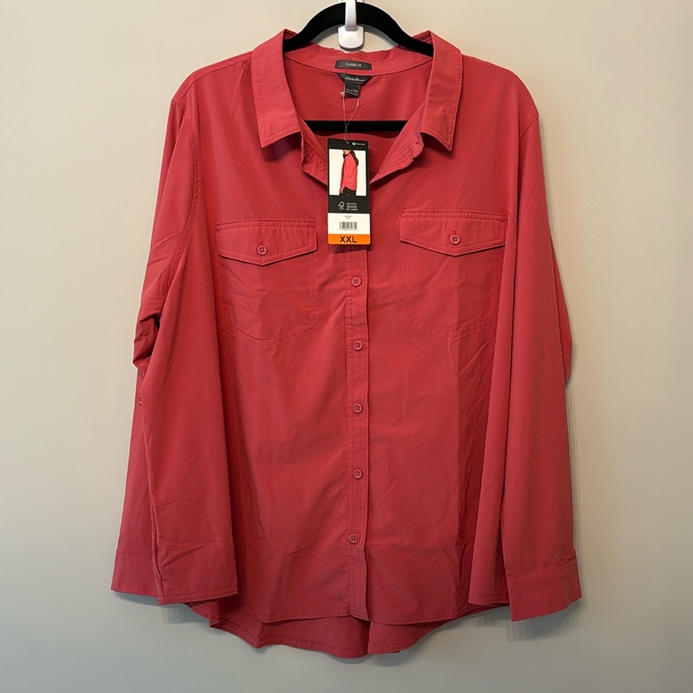 Eddie Bauer Women’s Button Down Shirt NWT XXL